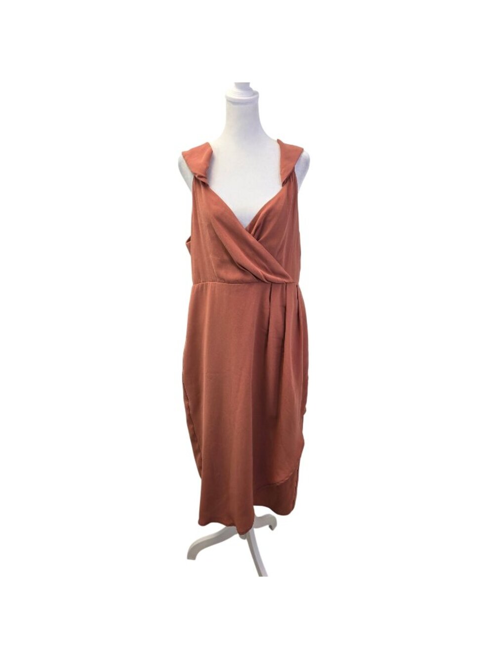 NWT Bohme Drop Sleeve Fitted Midi Dress Size XL